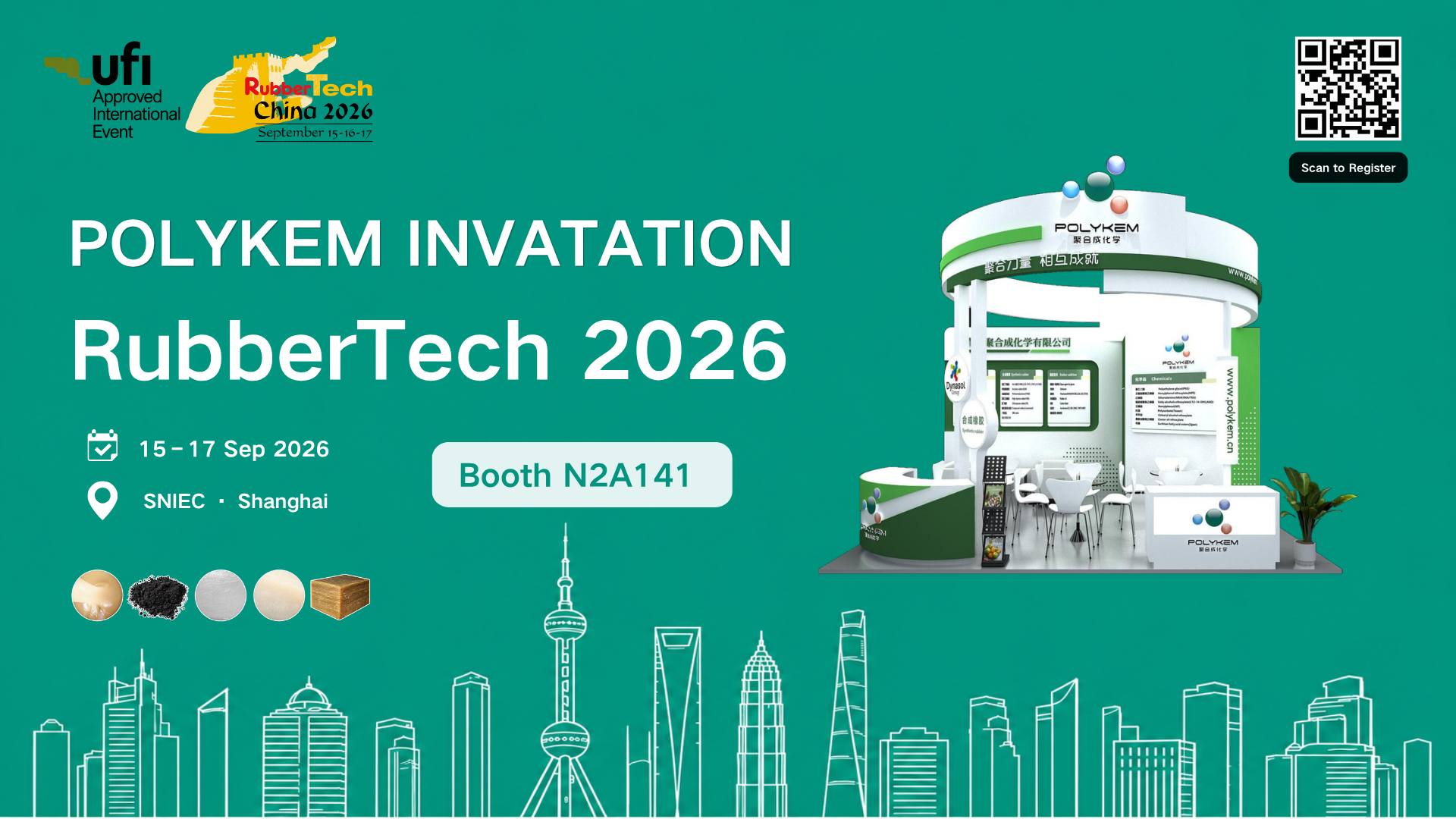 Tutvuge Polykemiga RubberTech China 2026 Shanghais